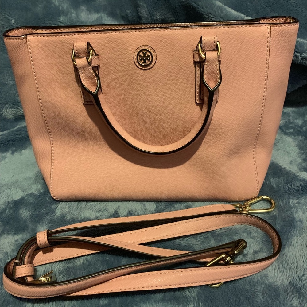 tory burch medium bag - light pink